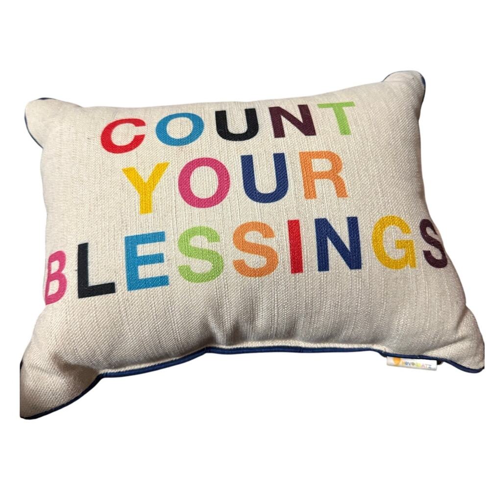 Novogratz Count Your Blessings Decorative Throw Pillow